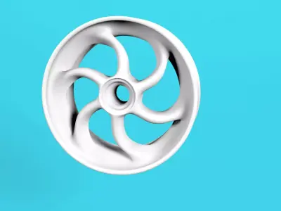  vehicle rim Free low-poly 3D model