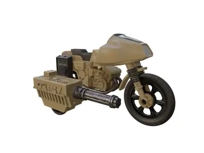 GI Joe RAM Motorcycle 3D model