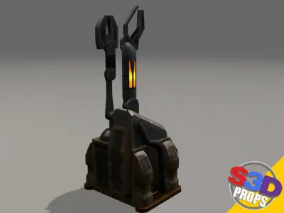 Scifi repair unit 3D model