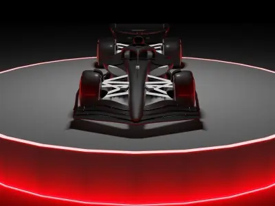 F1 2023 3D model Free low-poly 3D model