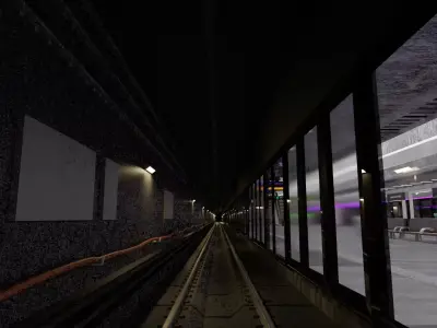Subway Station 3D model order