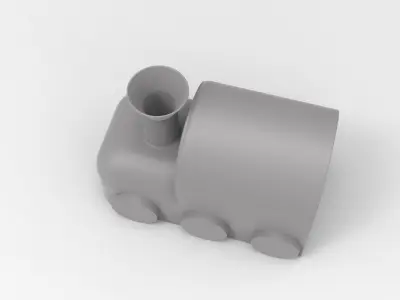 train tissuebox 3D print model