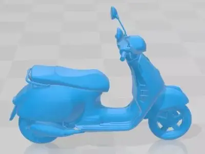 Vespa GTS 300 Super 2011 Printable Motorbike 3D print model