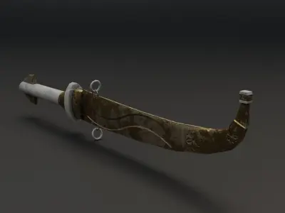 Arabic Dagger 3D model