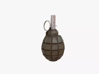 F1 Grenade Soviet Low-poly 3D model