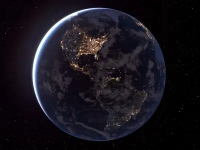 Earth 86k 3D model purchase