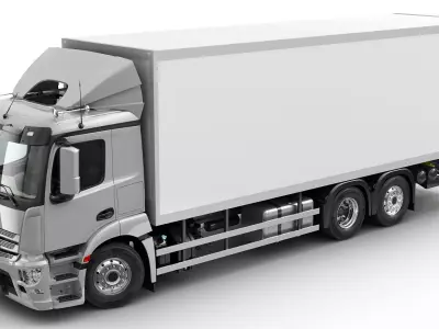 Generic Truck 6X2 van 3D model