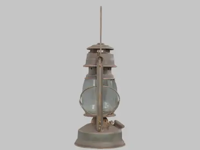 Old Lantern 3D Model Low-poly 3D model purchase