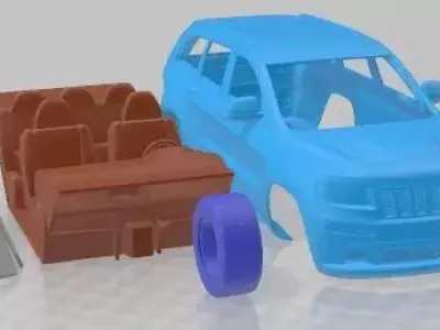 Jeep Grand Cherokee SRT8 2012 Printable Car 3D print model