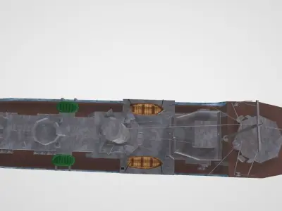 sea ship 3D model