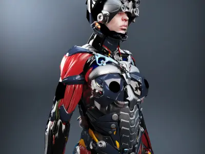 Sci-Fi Characters Part 3 3D Model Pack purchase