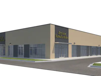 Retail-147 Retail Store 3D model