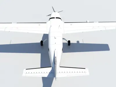 Cessna C208 CARAVAN Static Low-poly 3D model