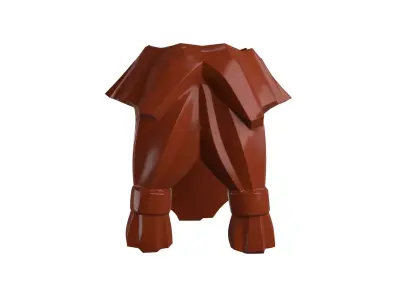 Custom3Dprint Minifigure Accessory - Minifigure Beard S1 - 09 3D print model
