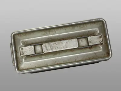 ammo box cal30 m2 Low-poly 3D model