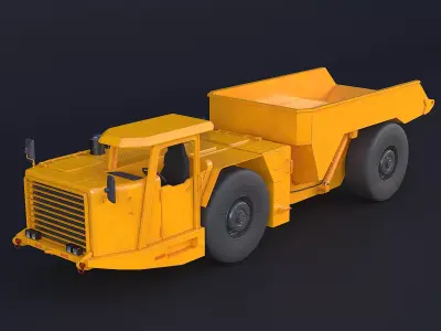 Modern Articulated Mine Truck 3D model