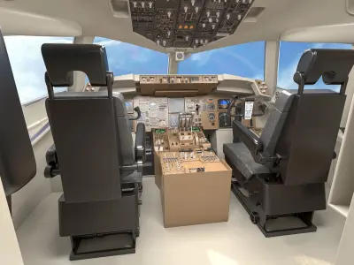  Boeing 757 200 Cockpit 