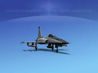 Northrop F-20 Tigershark V14 3D model