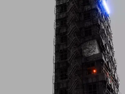 Industrial Sci-Fi Tower Building Detailed Environment Asset 3D model