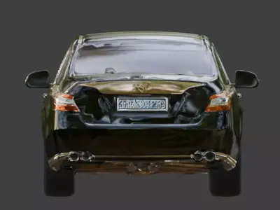 Luxury Jeweled Maybach Sedan Low-poly 3D model