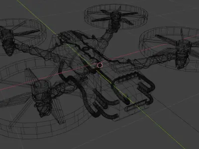 Drone model 3D model