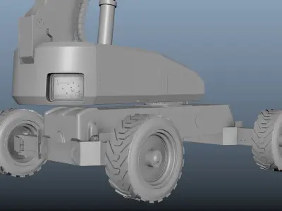 JLG 1500SJ Telescopic Boom Lift 3D model