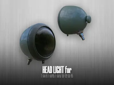Soviet Tank Head Lights - T-34-76 T-34-85 SU-85 3D model