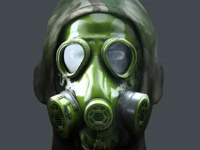 Helmet 3d model military combat Military Low-poly Low-poly 3D model 29