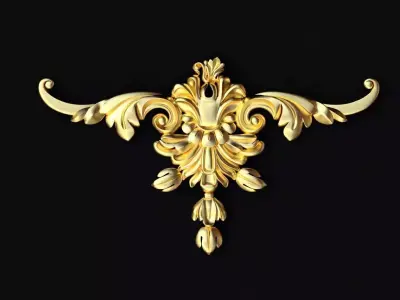 dekor ornament 3D model 236