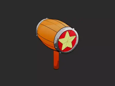 Kirby Jet Hammer 3D model