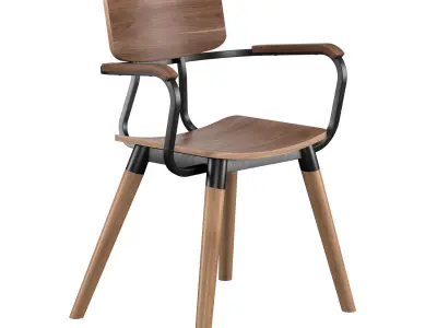 NORFOLK CAFE ARMCHAIR 3D model