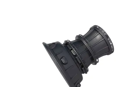sci fi power generation plant - power generation 3D print model