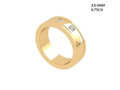 Wedding Band  3D print model buy