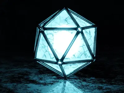 Sci-Fi Ico Sphere 3D model
