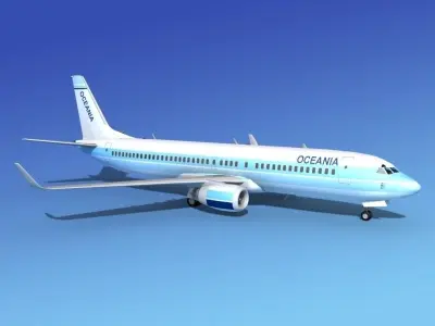 Boeing 737-800 Oceania 3D model