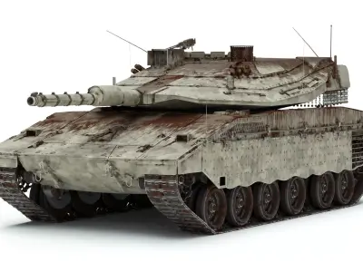 Merkava Mk IV - Battle Tank 3D model