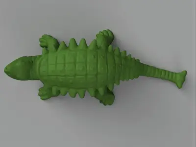 dinosaure carapace 3D print model