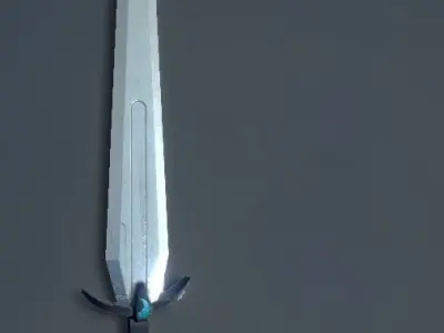 Balanced Sword Free low-poly 3D model