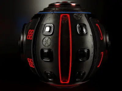 Sci-fi  Drone 3D model