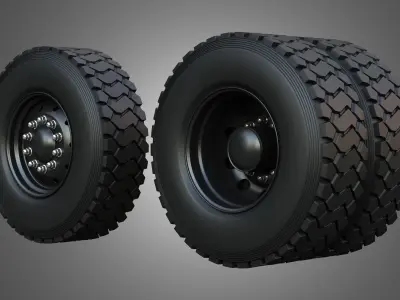 Markos Special Wheels and Tires  MSWT -1 3D model