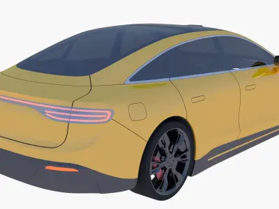 Tesla Robovan and Luxeed S7 3D Model Pack