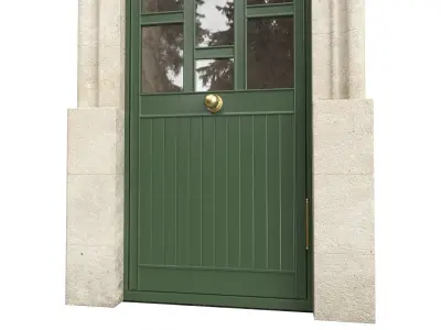 Entrance classic door 139  3D model