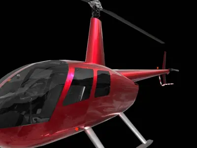 Robinson R66 Modelo 3D 3D model