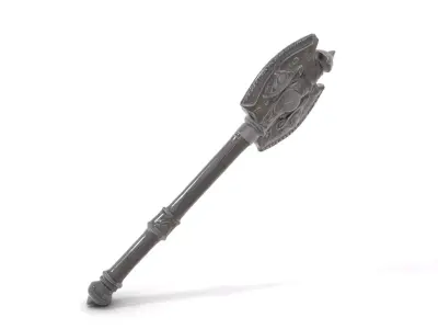 Ancient Mace model pack Low-poly 3D model