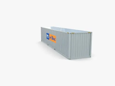 40ft Shipping Container PO Nedlloyd v1 3D model