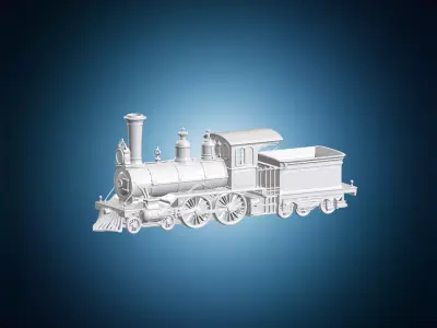 Victorian Royal Train 3D Print Model 3D print model
