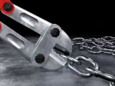 Bolt cutter rebar cutter - scissors pliers Low-poly 3D model