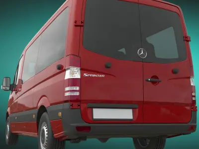 Mercedes-Benz Sprinter Passenger L2H1 3D model