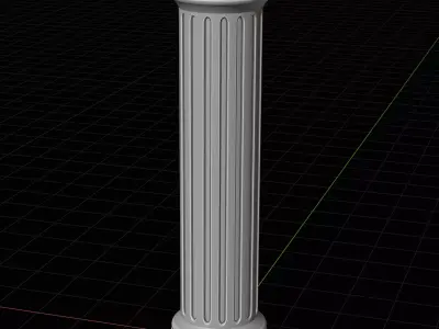 Roman Column 3D model purchase