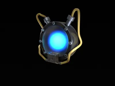 Energy core Free low-poly 3D model